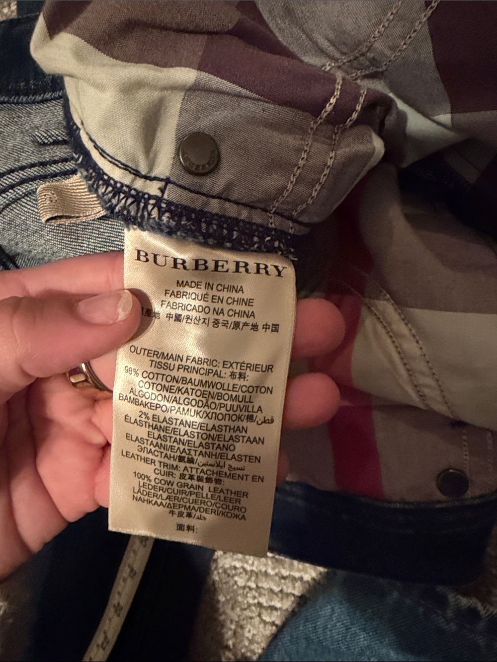 Burberry Women's Denim Jeans - Picture 6 of 10